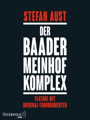 cover image of Der Baader-Meinhof-Komplex. Feature mit Original-Tondokumenten